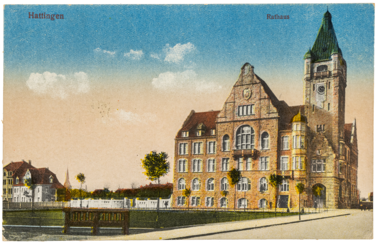 Hattingen Town Hall, Christoph Epping, 1909-10, postcard
Collection Baukunstarchiv NRW
