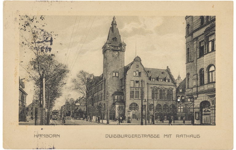 Hamborn Town Hall, Robert Neuhaus, 1902-04, postcard
Collection Baukunstarchiv NRW

