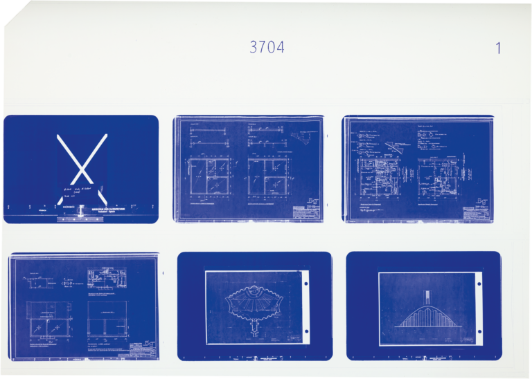 St. Suitbert, Essen, Microfiche, 10,6 × 14,9 cm, Stefan Polónyi, ohne Datum. Bestand Stefan Polónyi, Baukunstarchiv NRW.
